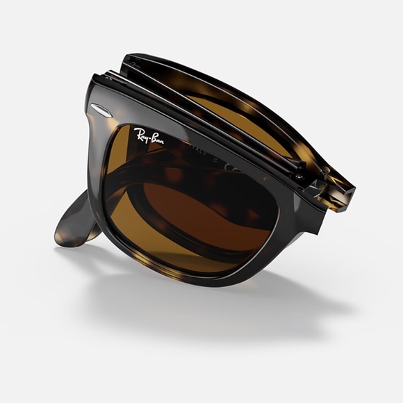 RAY BAN WOMENS WAYFARER FOLDING CLASSIC SUNGLASSES EUC - Picture 7 of 11